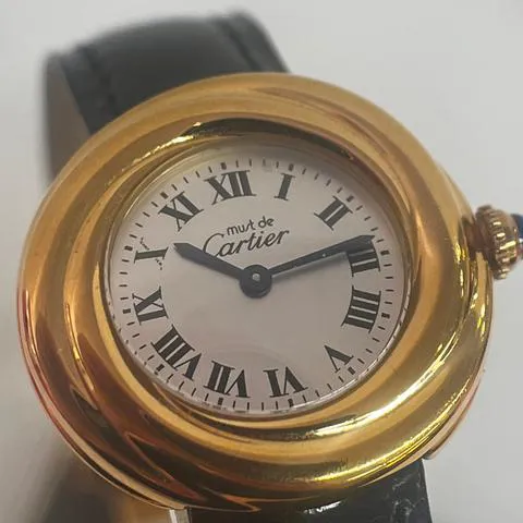 Cartier Trinity 2735 27mm Yellow gold Silver 10