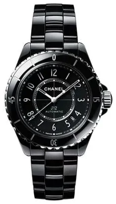 Chanel J12 H5697 38mm Black ceramic Black