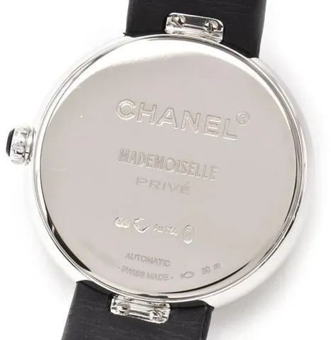 Chanel Mademoiselle H2928 37.5mm White gold Black 4