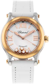 Chopard Happy Sport 278573-6013 Rose gold and Stainless steel Silver