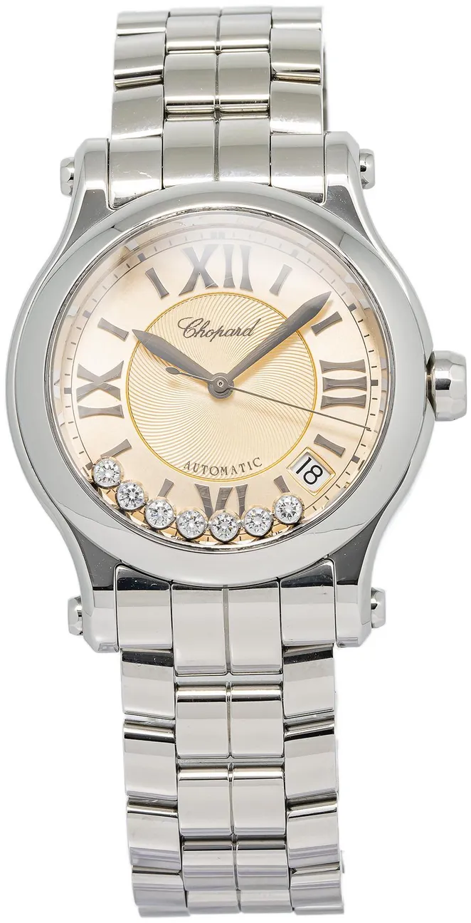 Chopard Happy Sport 8559 36mm Stainless steel Salmon