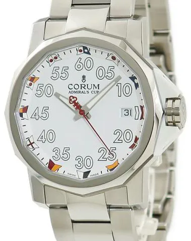 Corum 082.961.20/V700 AA12 40mm Stainless steel White