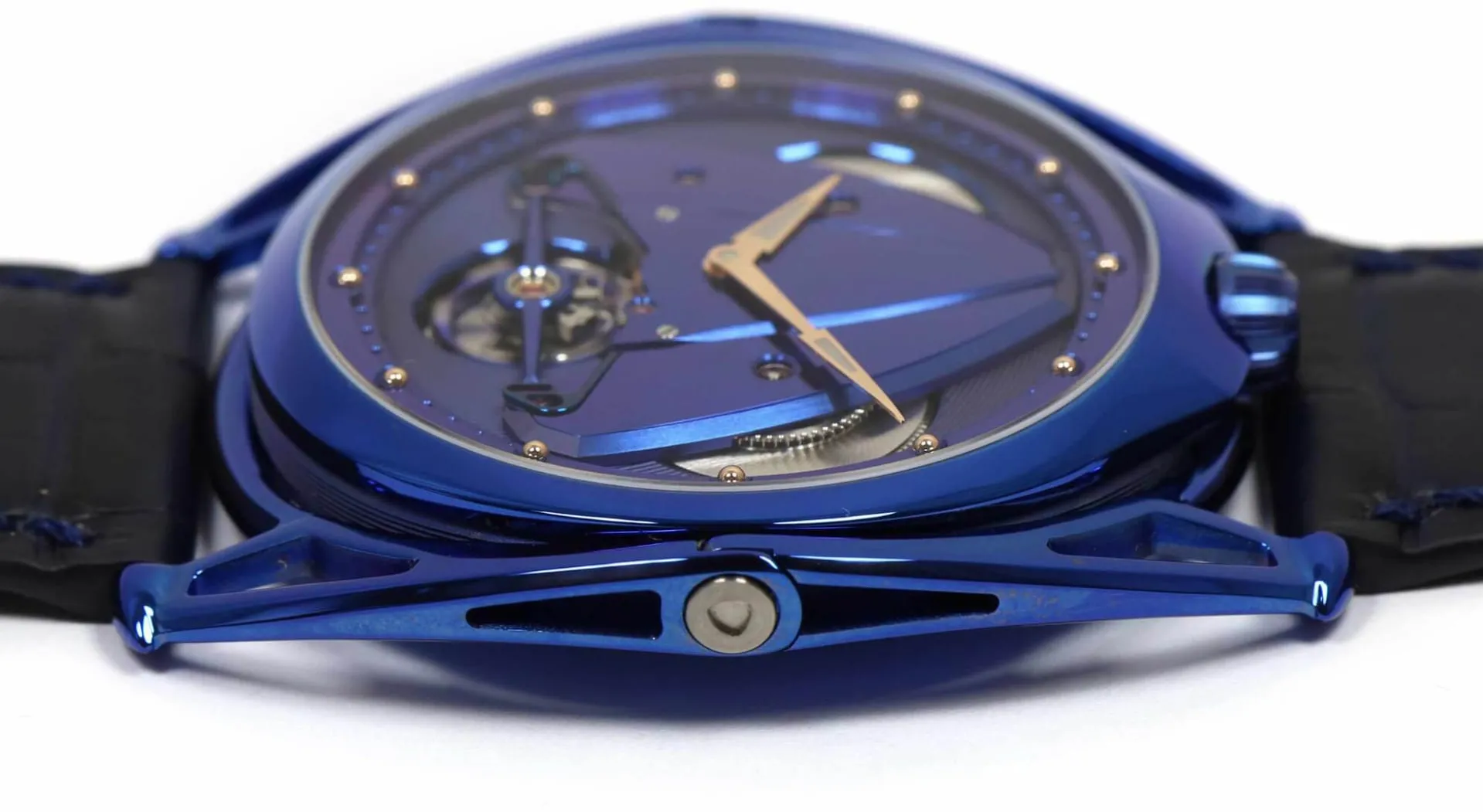 De Bethune DB28 DB28XPB 43mm Titanium Blue 1