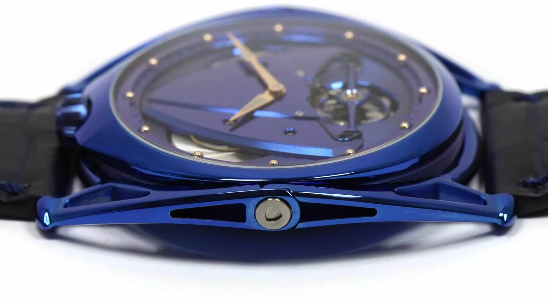 De Bethune DB28 DB28XPB 43mm Titanium Blue 2