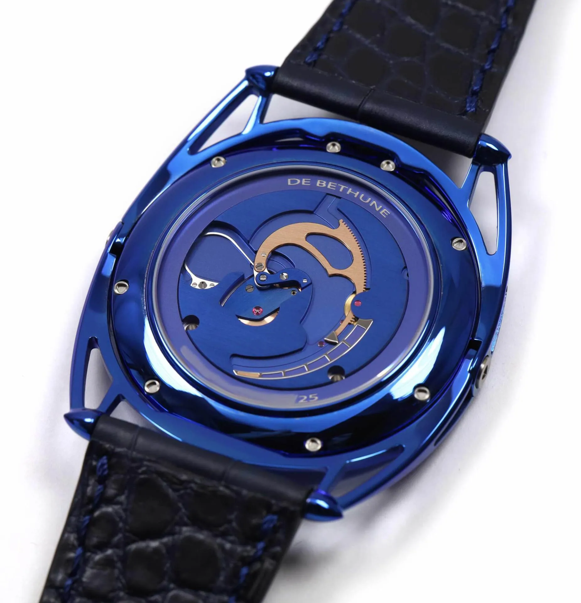 De Bethune DB28 DB28XPB 43mm Titanium Blue 3