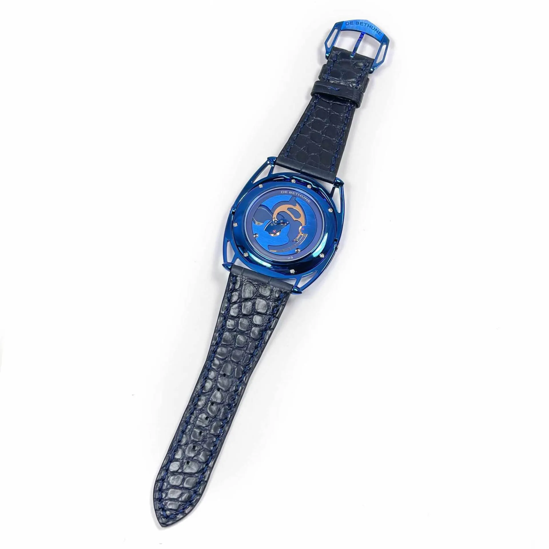 De Bethune DB28 DB28XPB 43mm Titanium Blue 5