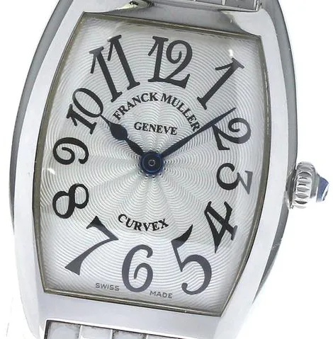 Franck Muller Cintree Curvex 1752 QZ 25mm Stainless steel Silver