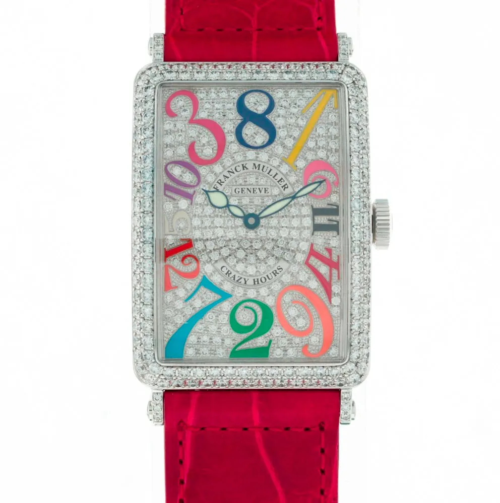 Franck Muller Color Dreams 1200 CH D CD COL DR 32mm White gold Diamond