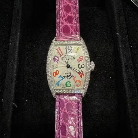 Franck Muller Color Dreams 1750 S6 D COL DRM 25mm White gold Silver