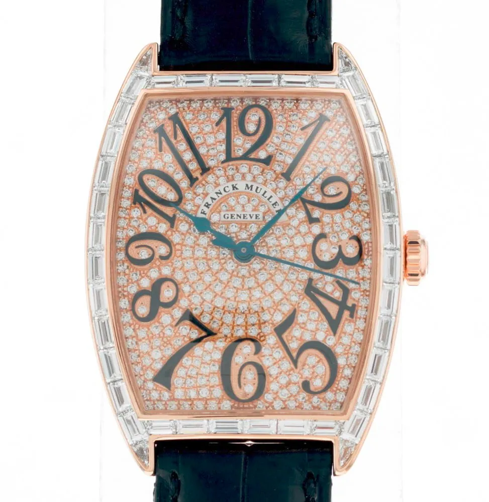 Franck Muller Curvex 2852 SC D BAG CD 31mm Rose gold Diamond