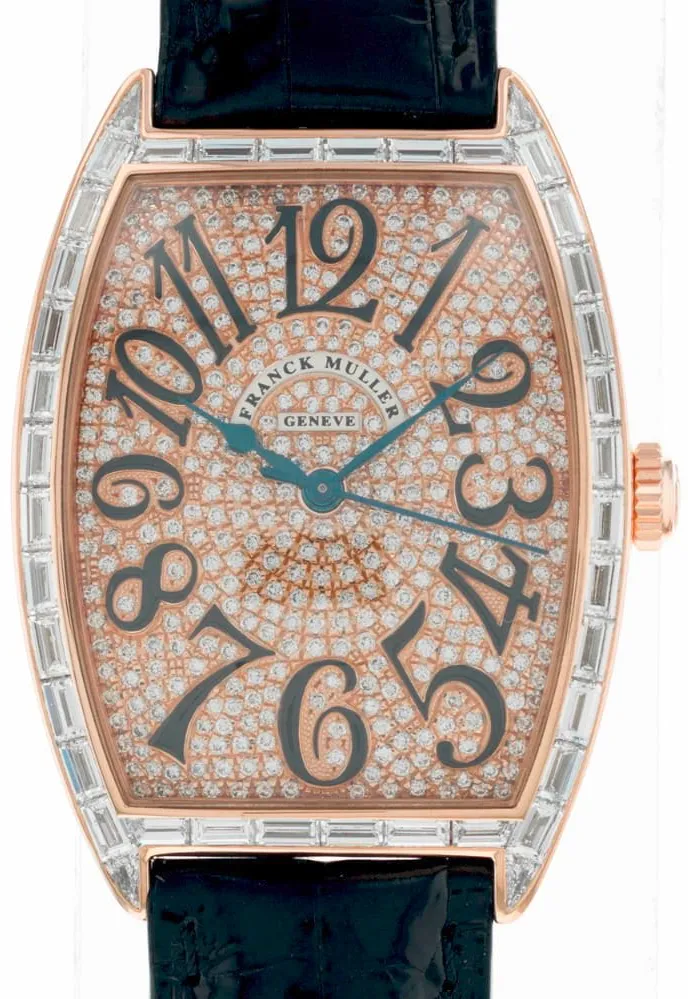 Franck Muller Curvex 2852 SC D BAG CD 31mm Rose gold Diamond