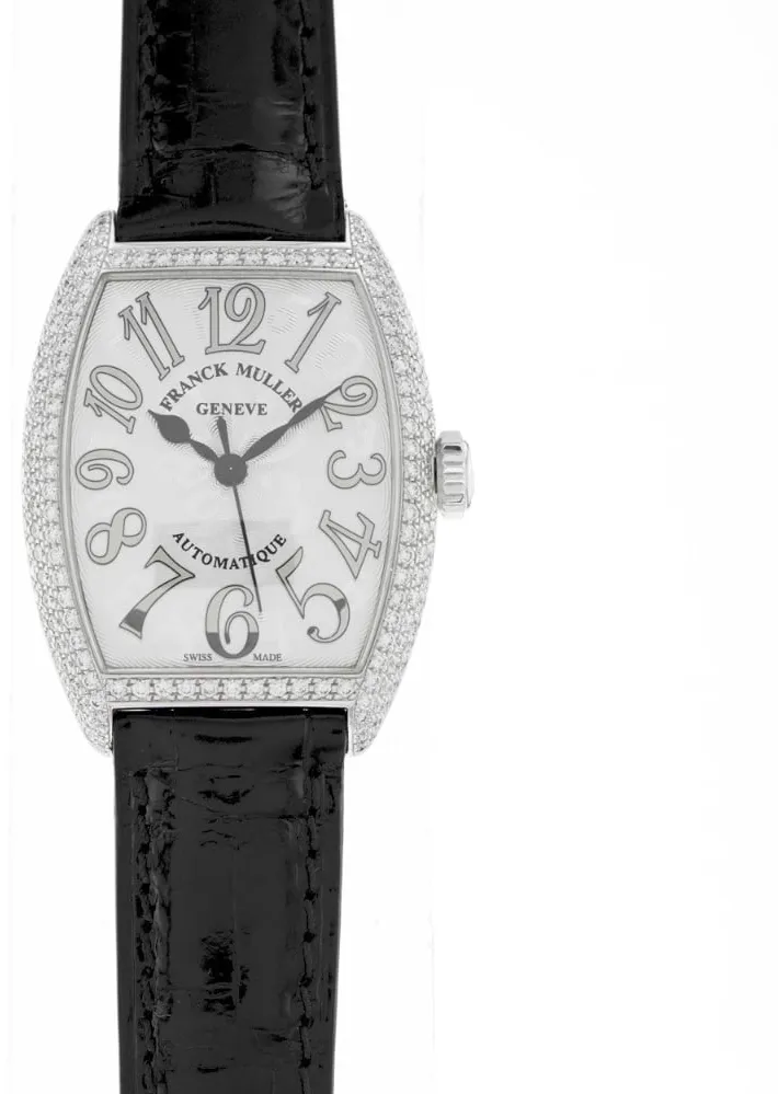 Franck Muller Curvex 7500 SC AT FO REL D 39mm White gold Silver