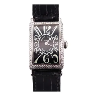 Franck Muller Long Island 900 QZ D 18k white gold