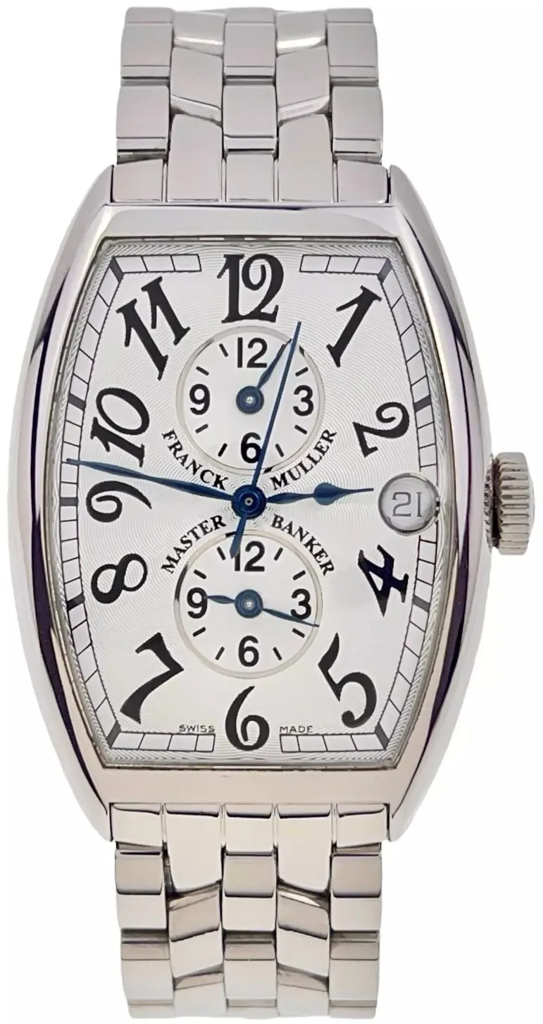 Franck Muller Master Banker 5850 MB 45mm Stainless steel Silver