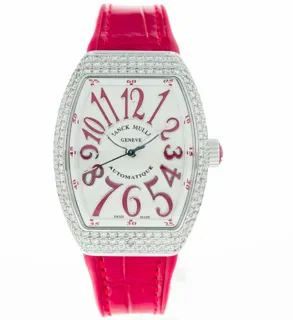 Franck Muller Vanguard V 32 SC AT FO D White gold and Diamond White