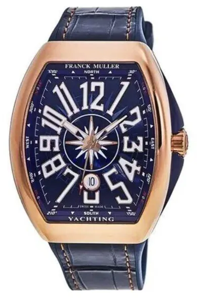 Franck Muller Vanguard V 45 SC DT 5N BL 45mm Rose gold Blue