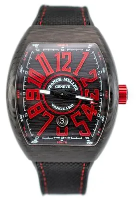 Franck Muller Vanguard V 45 SC DT 44mm Carbon fiber Black