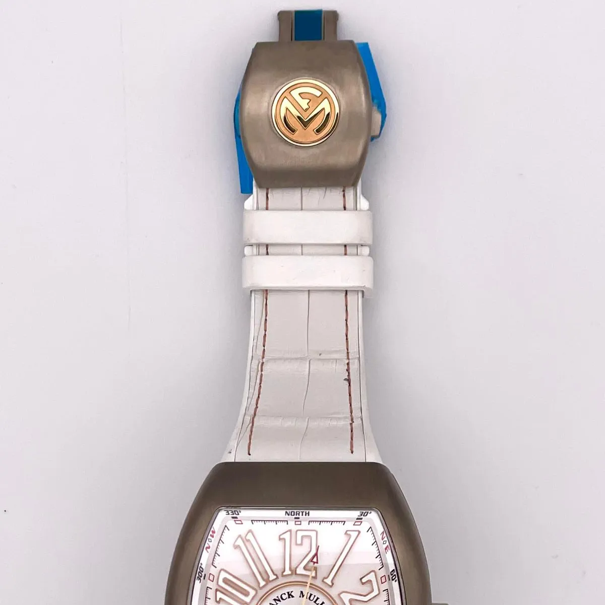 Franck Muller Vanguard V 45 SC DT TT BR 5N BR 53.5mm Titanium White 3