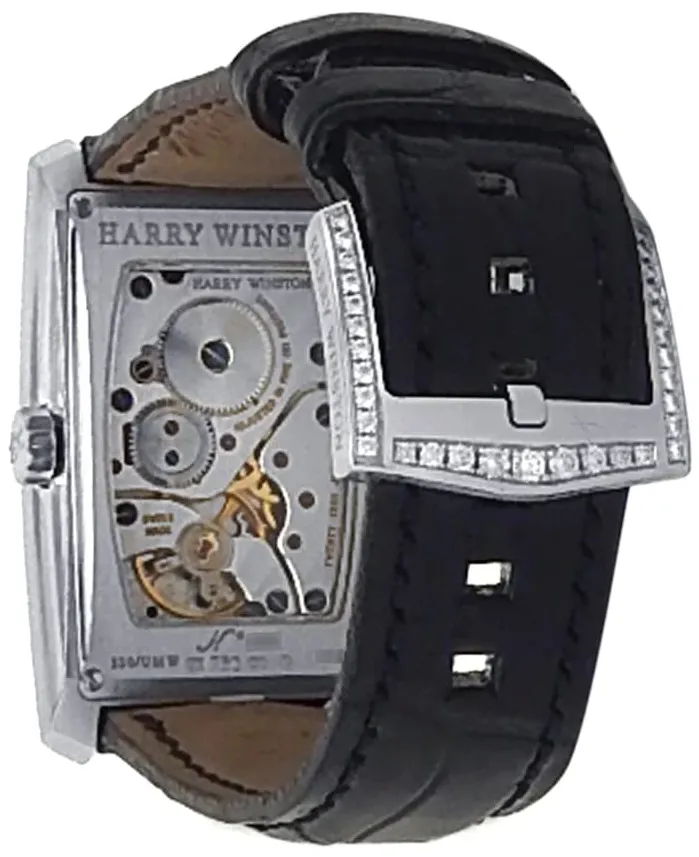 Harry Winston Avenue C 330/UMWL.KD/D3.1 26mm White gold Black 4