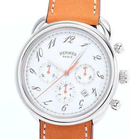 Hermès Arceau AR4.910A Stainless steel White