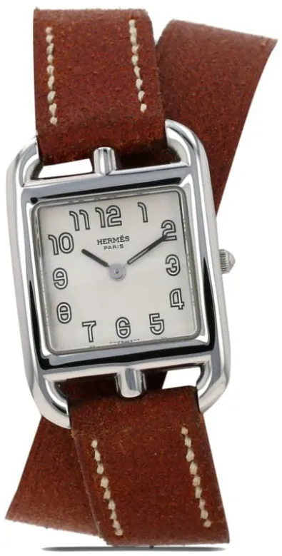 Hermès Cape Cod 412168 31mm Stainless steel Brown