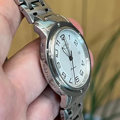 Hermès Clipper CP2.810 39mm Stainless steel White 7