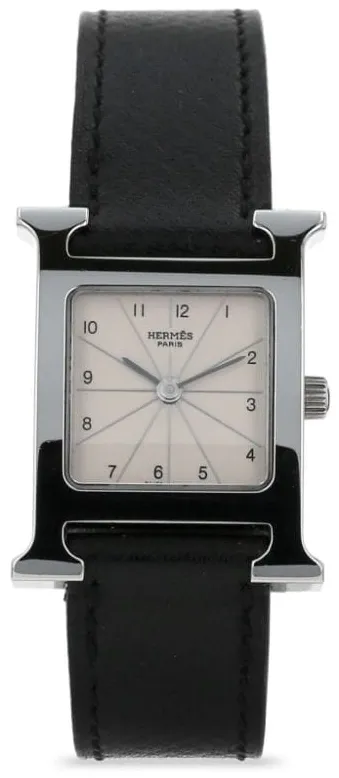 Hermès Heure H 412394 21mm Stainless steel Black