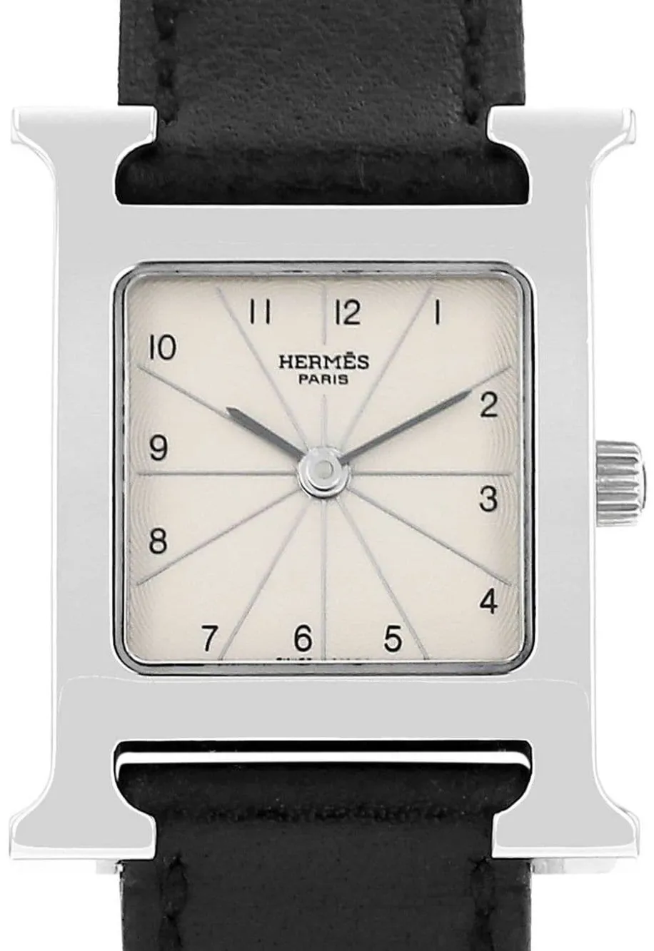 Hermès Heure H 412394 21mm Stainless steel Black 1