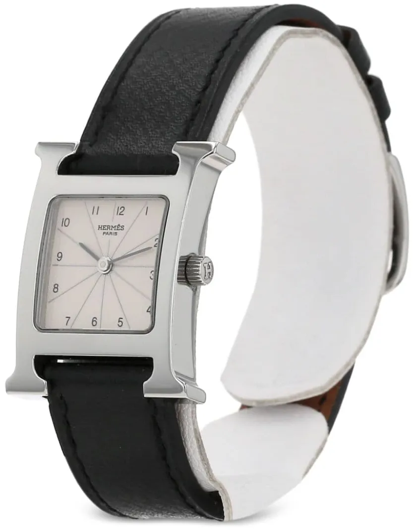 Hermès Heure H 412394 21mm Stainless steel Black 4