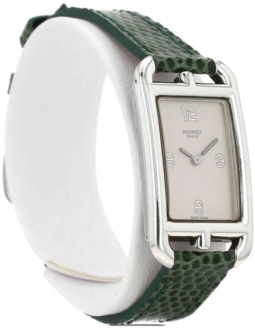 Hermès Nantucket 412166 36mm Stainless steel Green 2