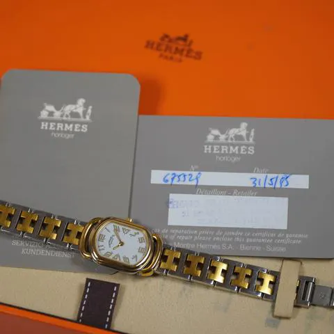 Hermès RA1.220 20mm Stainless steel White 14