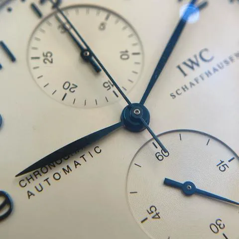 IWC Portugieser IW371446 41mm Stainless steel Blue 5