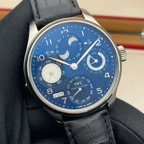 IWC Portugieser IW503203 44mm White gold Blue 1