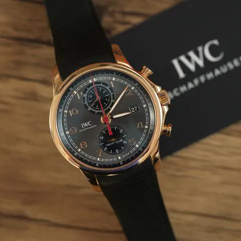 IWC Portuguese Yacht Club Chronogr IW390505 42mm Rose gold Gray