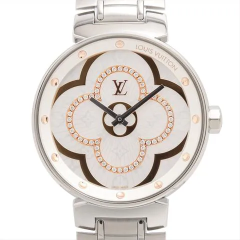 Louis Vuitton 34mm Stainless steel Silver