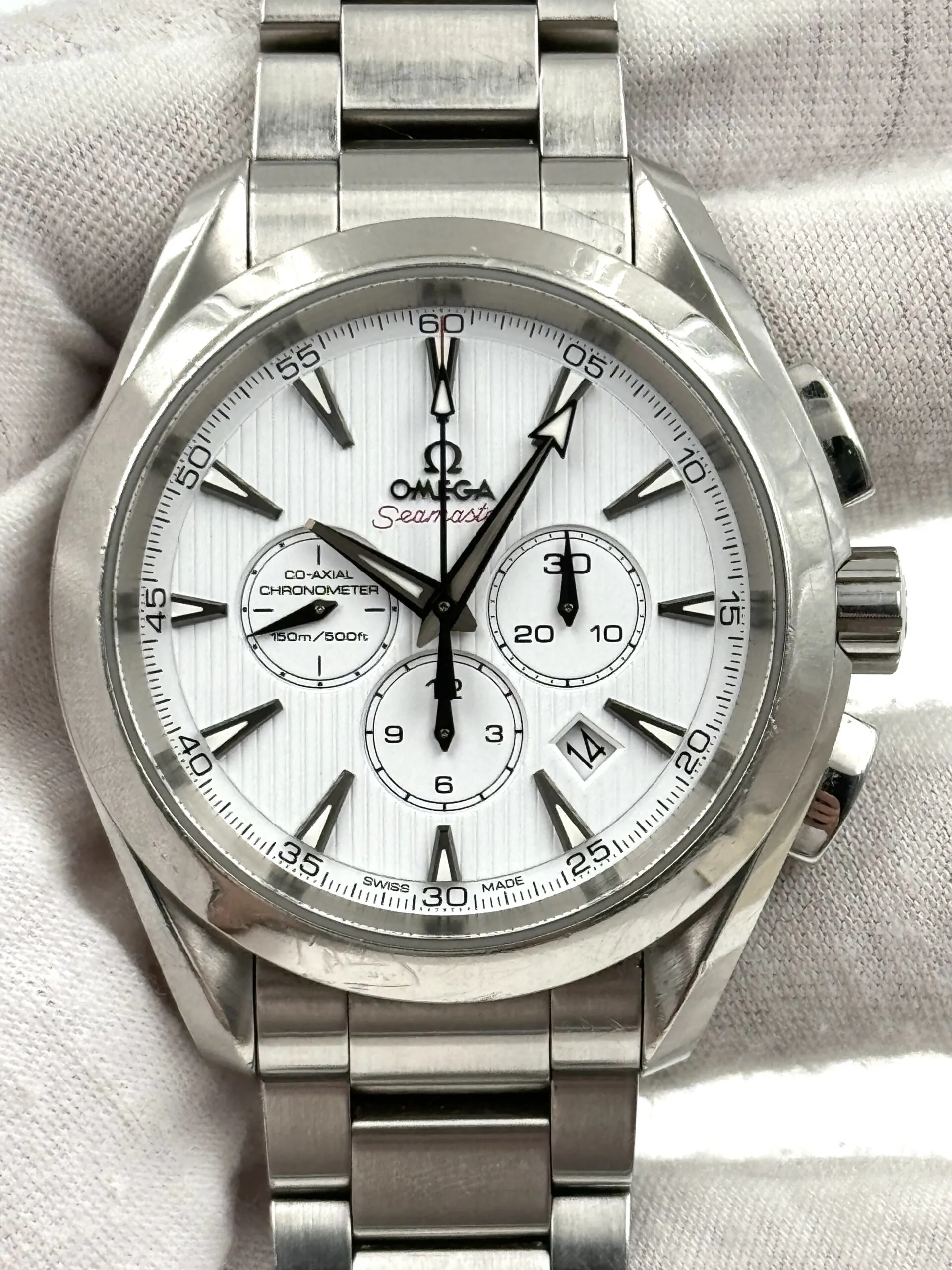 Omega Aqua Terra 231.10.44.50.04.001 44mm Stainless steel White