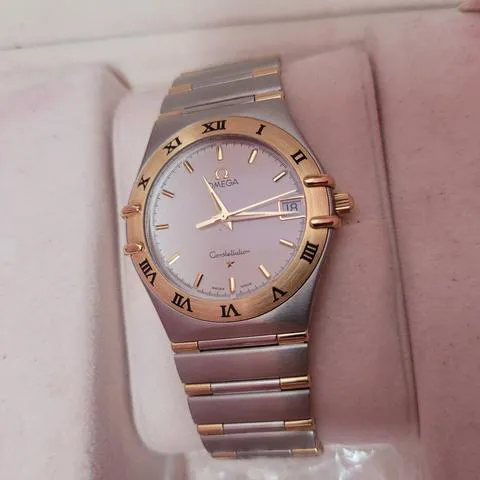 Omega Constellation Quartz 1312.30 33.5mm Yellow gold and Stainless steel White