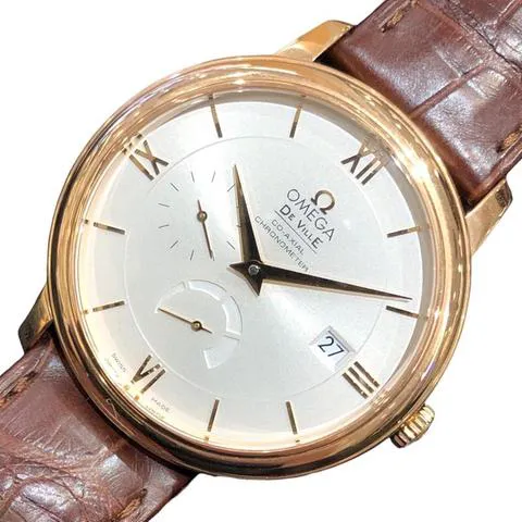 Omega De Ville 424.53.40.21.02.001 39mm Rose gold Silver