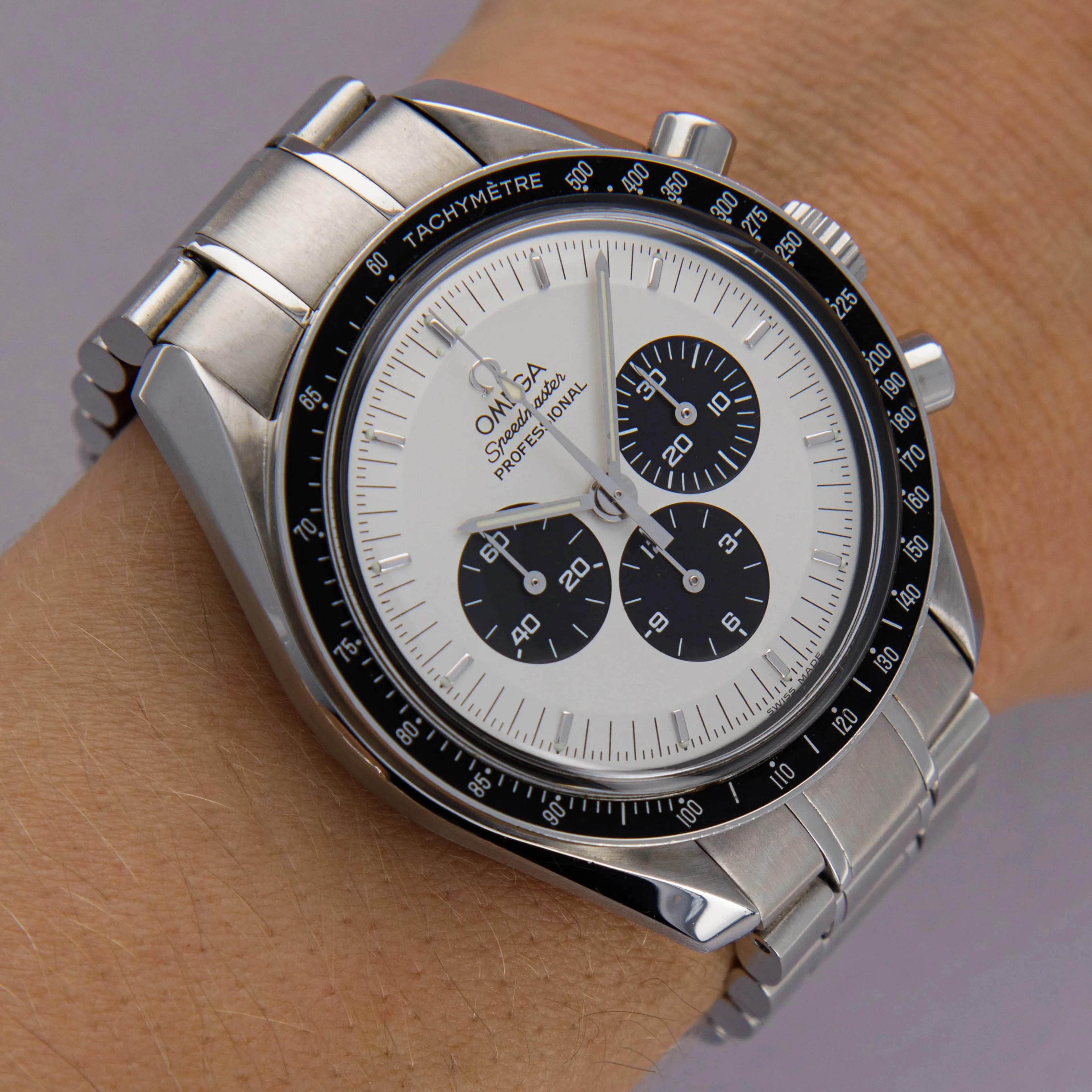 Omega Speedmaster 42mm Stainless steel White 14