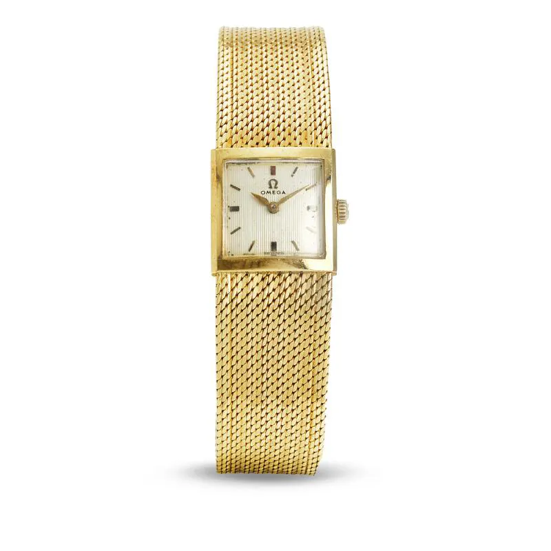 Omega 25mm 18k yellow gold