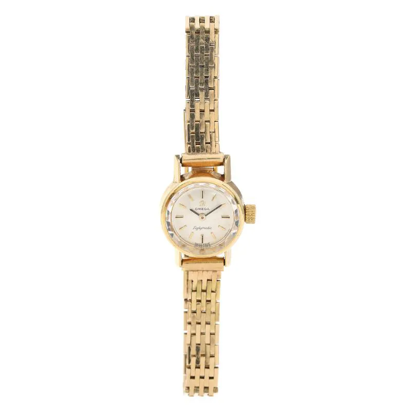 Omega 17.4mm 18k yellow gold