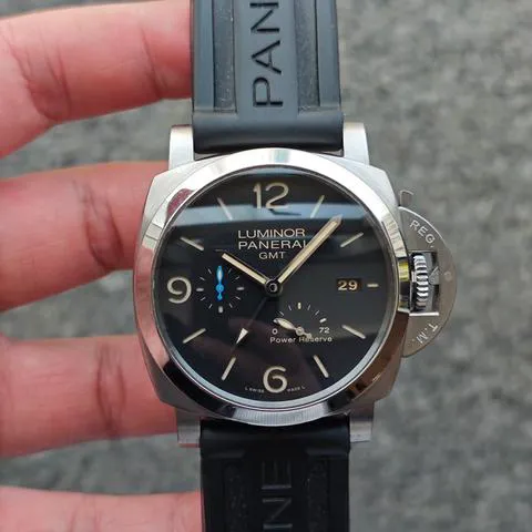 Panerai Luminor 1950 3 Days GMT Power  PAM 01321 44mm Stainless steel Black