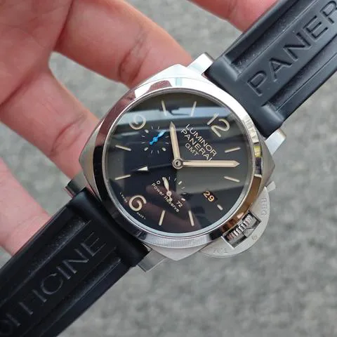 Panerai Luminor 1950 3 Days GMT Power  PAM 01321 44mm Stainless steel Black 2