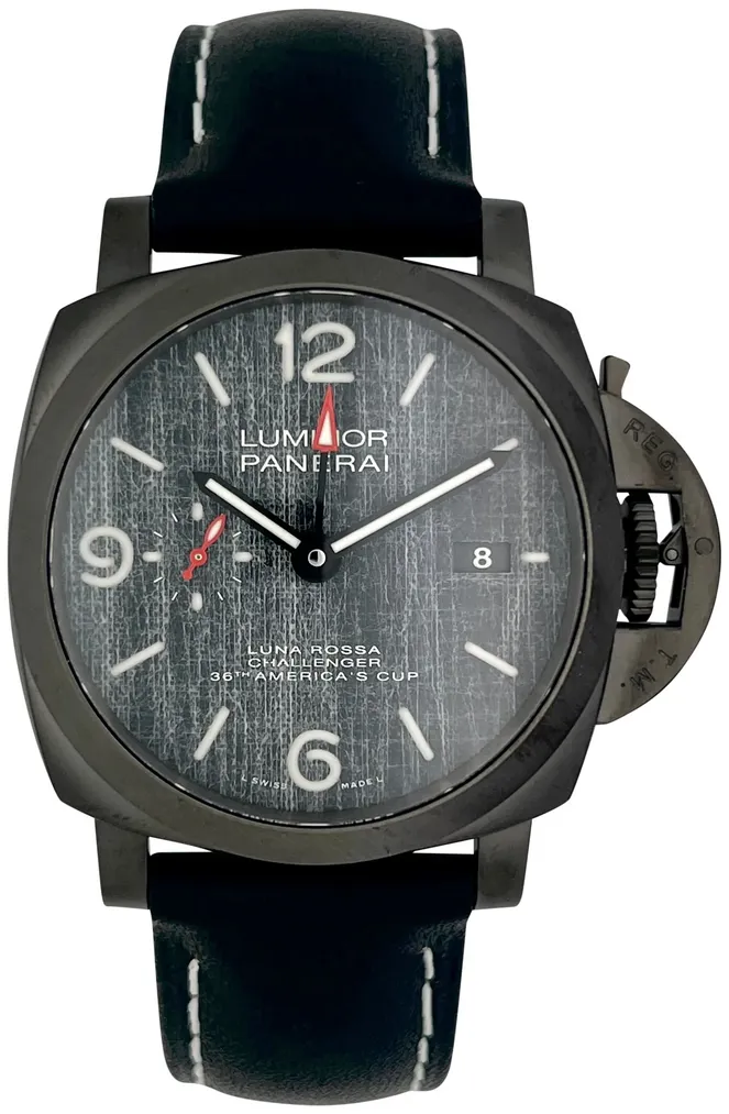 Panerai Luminor 1950 PAM01036 44mm Titanium and Black PVD Gray