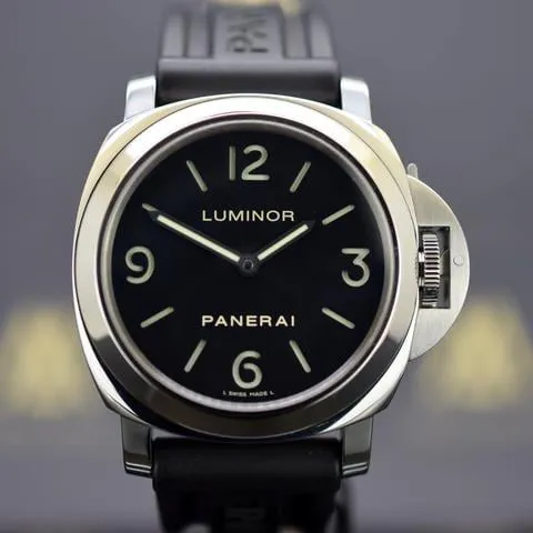 Panerai Luminor Base PAM 00112 44mm Stainless steel Black 5