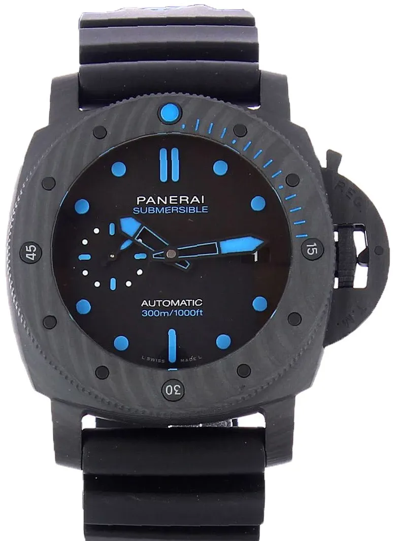 Panerai Luminor GMT Automatic PAM 01616 47mm Carbotech Black