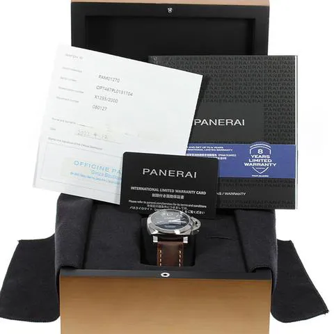 Panerai Luminor PAM 01270 39mm Stainless steel Blue 1