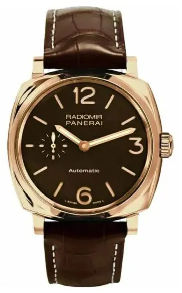 Panerai Radiomir 1940 PAM 00573 45mm Rose gold Brown