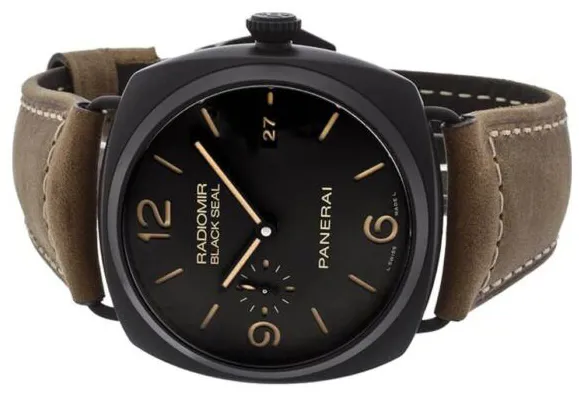 Panerai Radiomir Black Seal 3 Days Aut PAM 00505 45mm Ceramic Brown 2