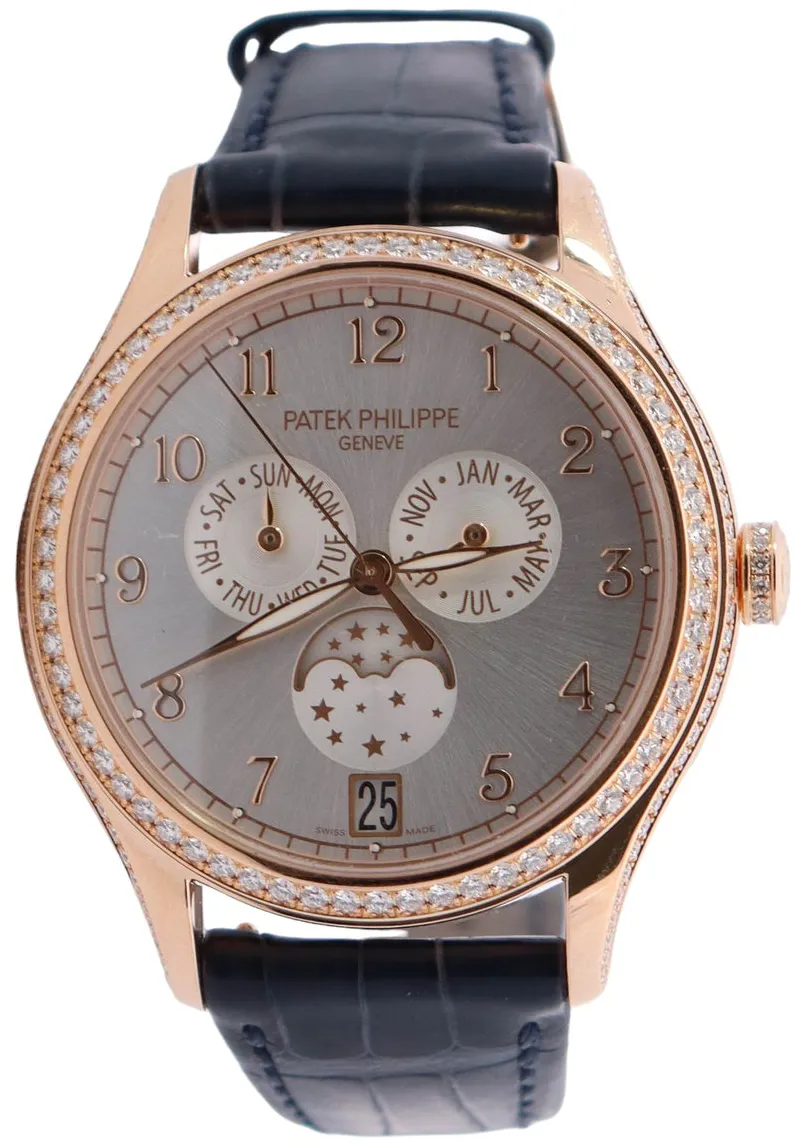 Patek Philippe Annual Calendar 4947R-001 38mm Rose gold Silver